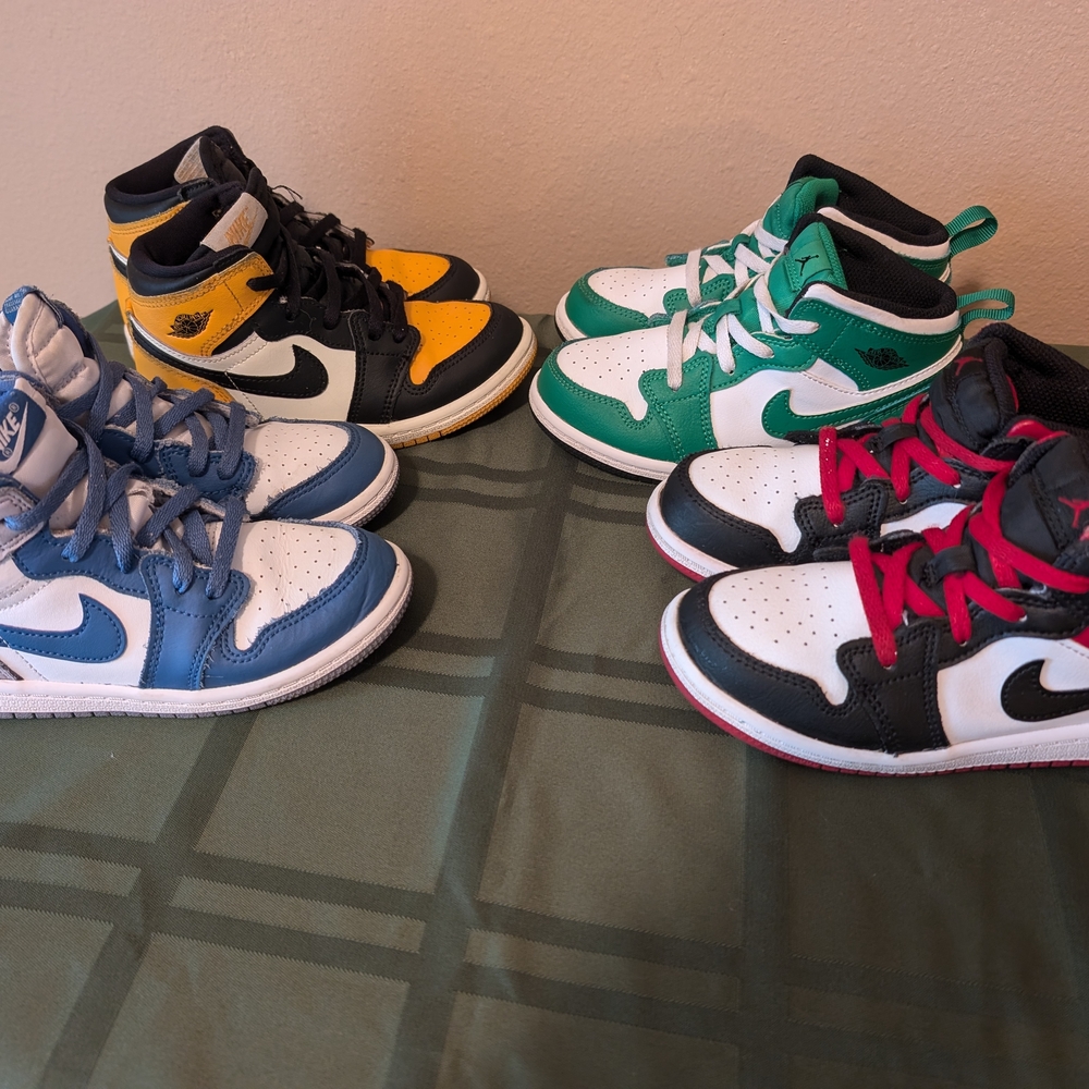 Nike Air Jordan 1 Mid Bundle Of 4